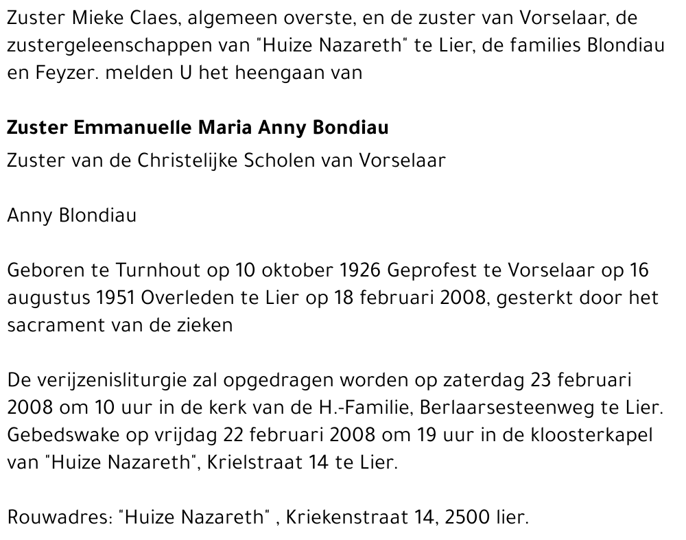 Emmanuele Maria Blondiau