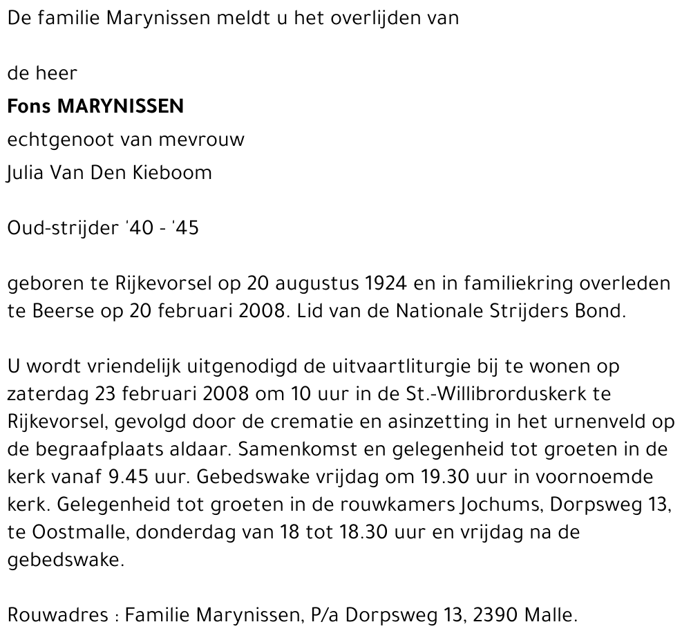 Fons Marynissen