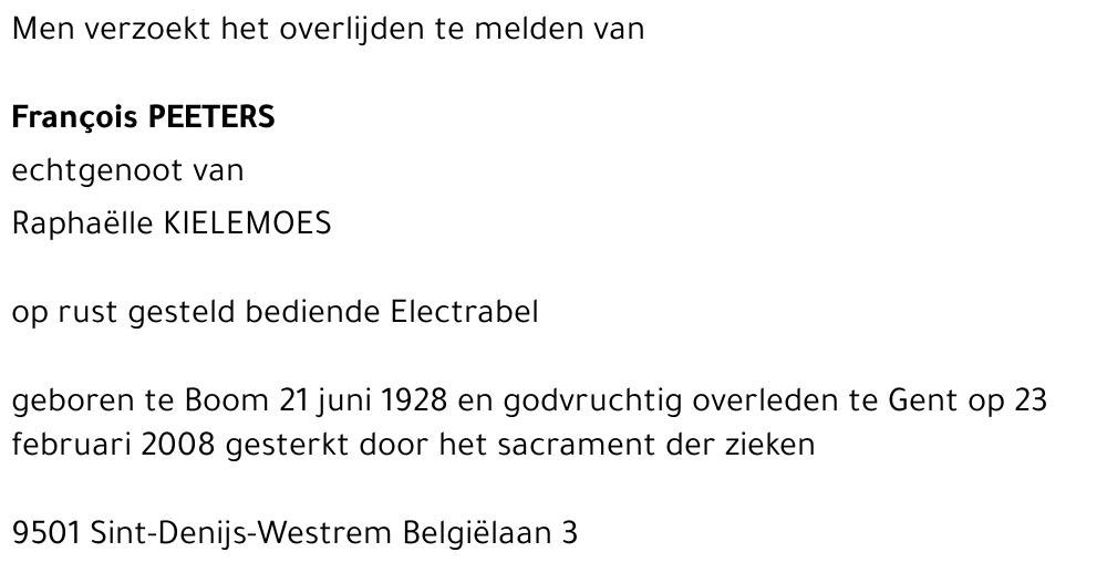 François Peeters