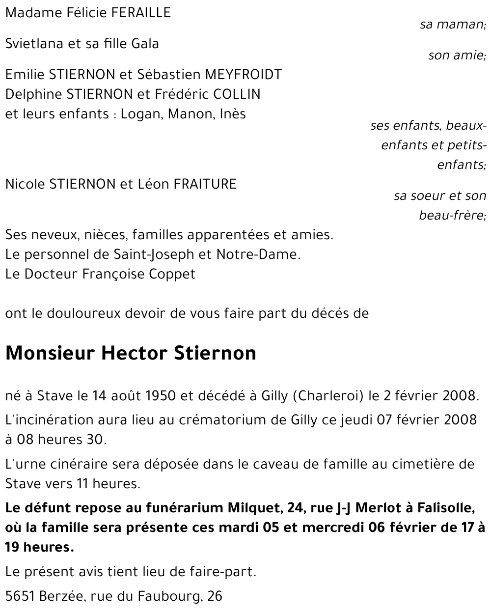 Hector Stiernon