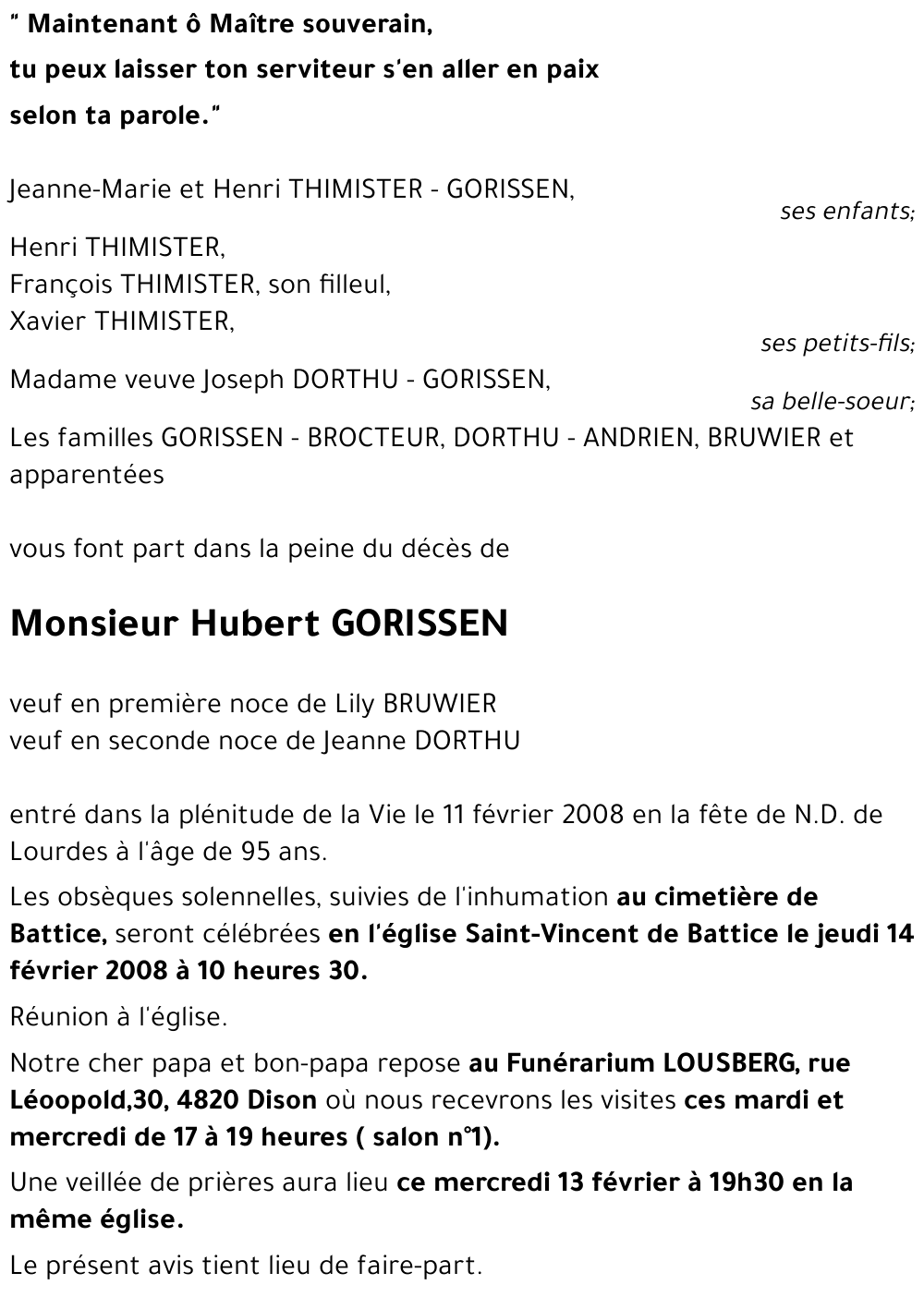 Henri GORISSEN