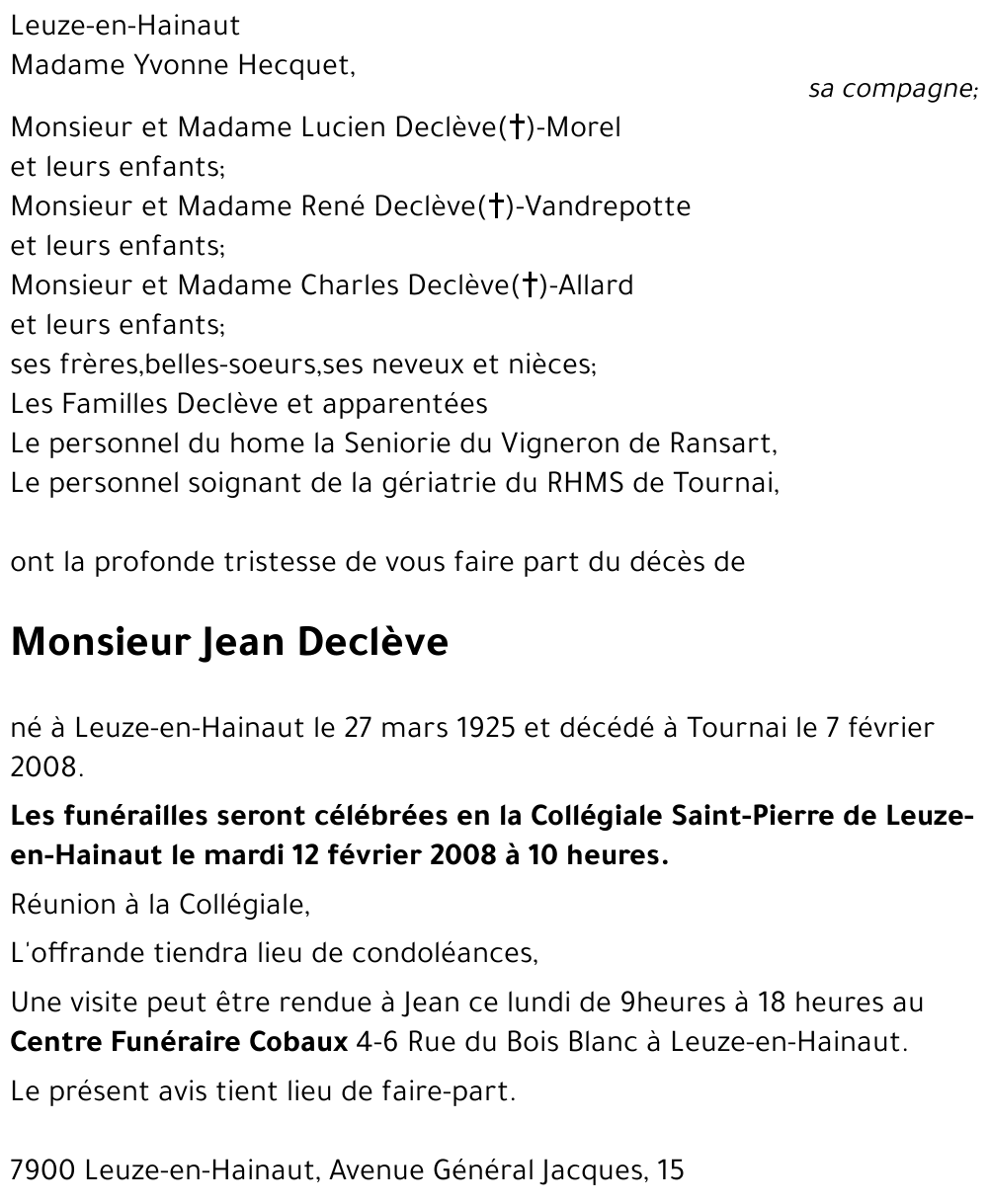 Jean Declève