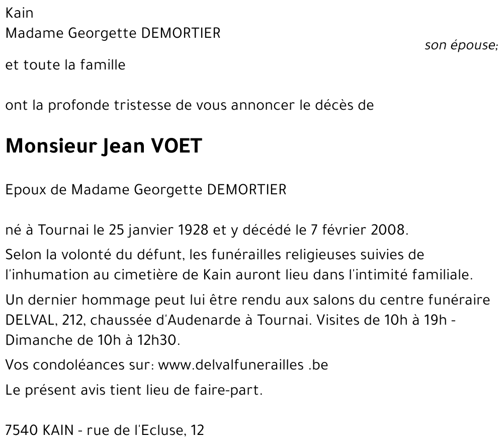 Jean VOET