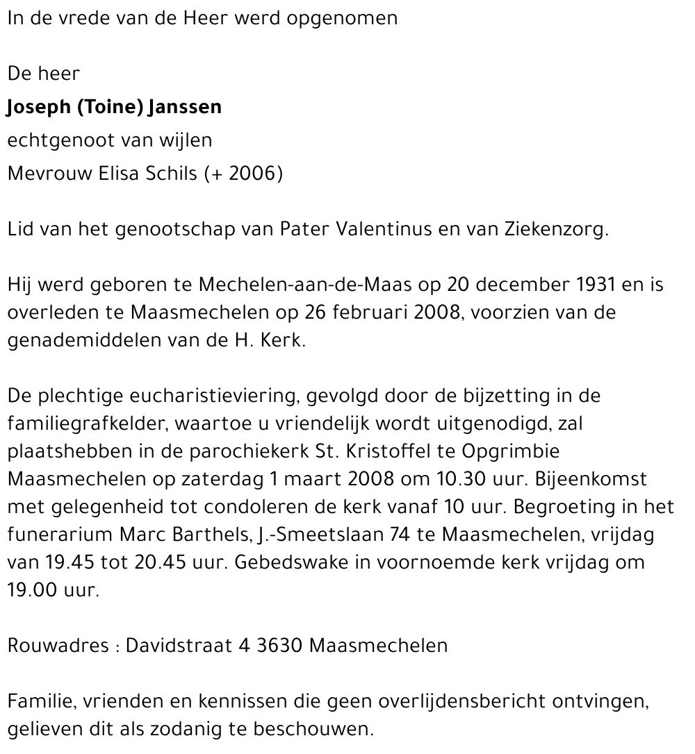 Joseph Janssen