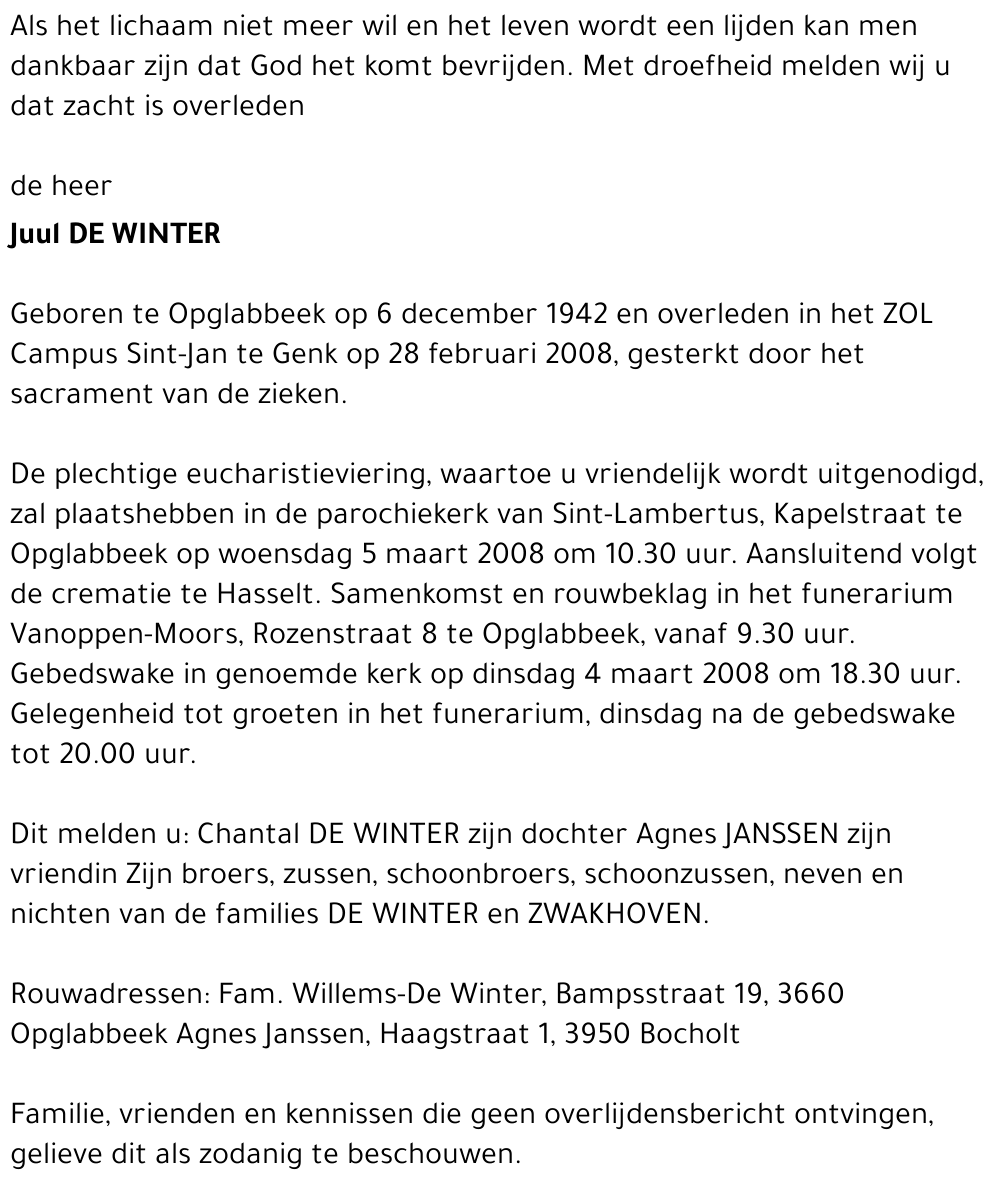 Juul De Winter