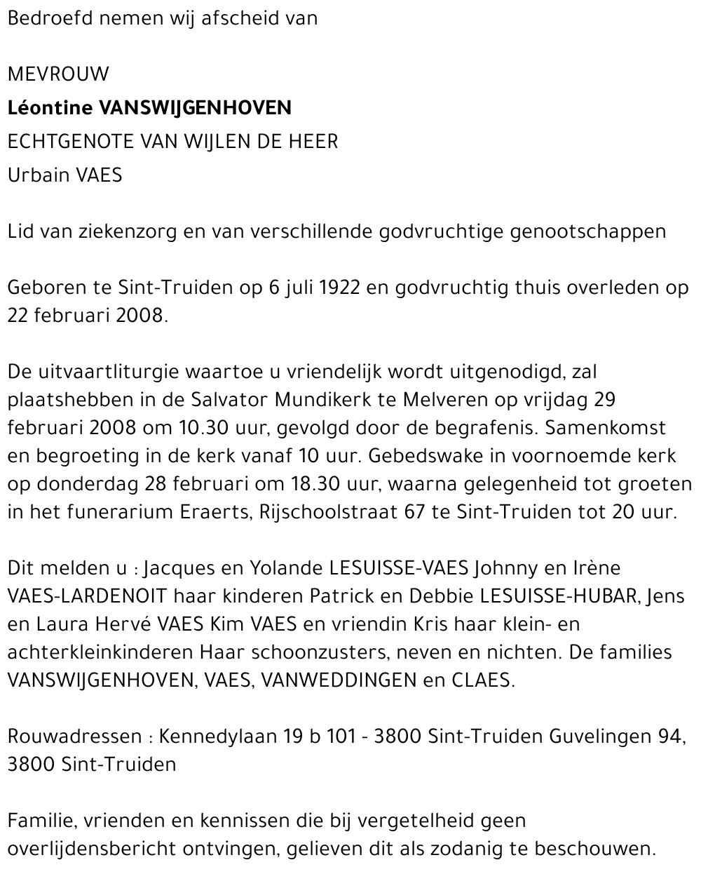 Leontine Vanswijgenhoven