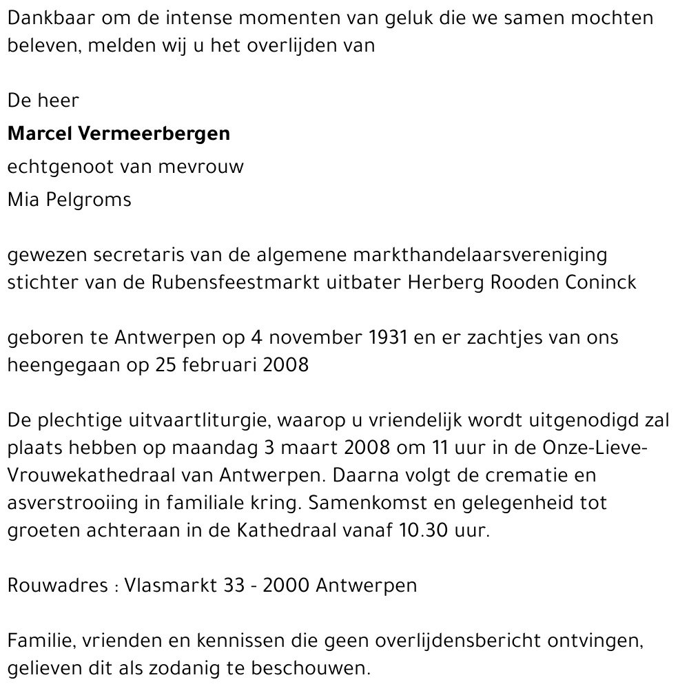 Marcel Vermeerbergen