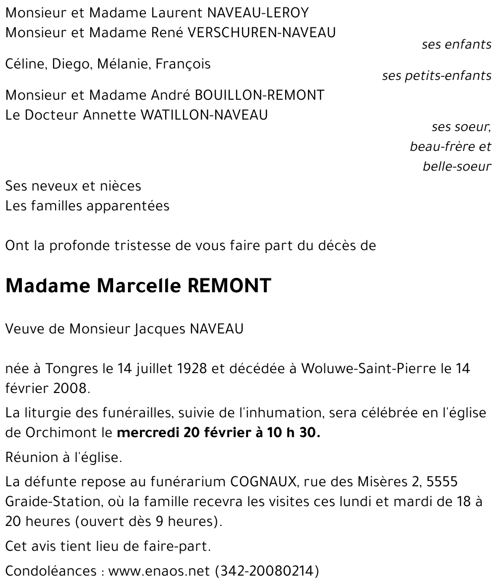 Marcelle REMONT