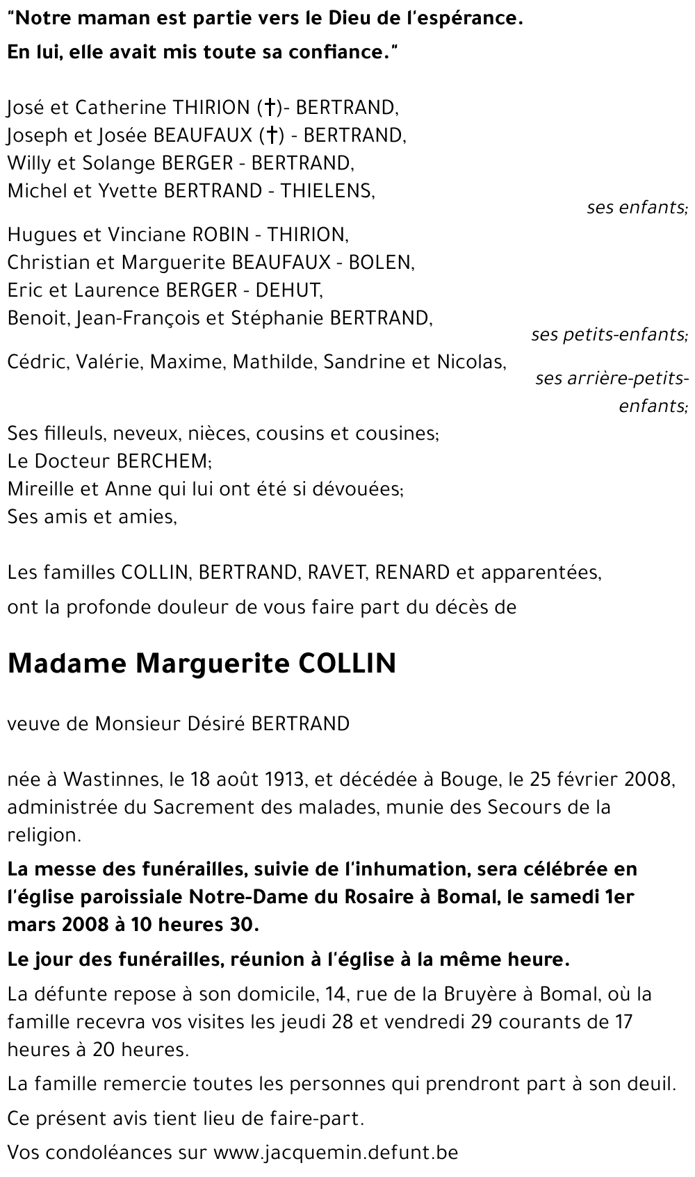 Marguerite COLLIN