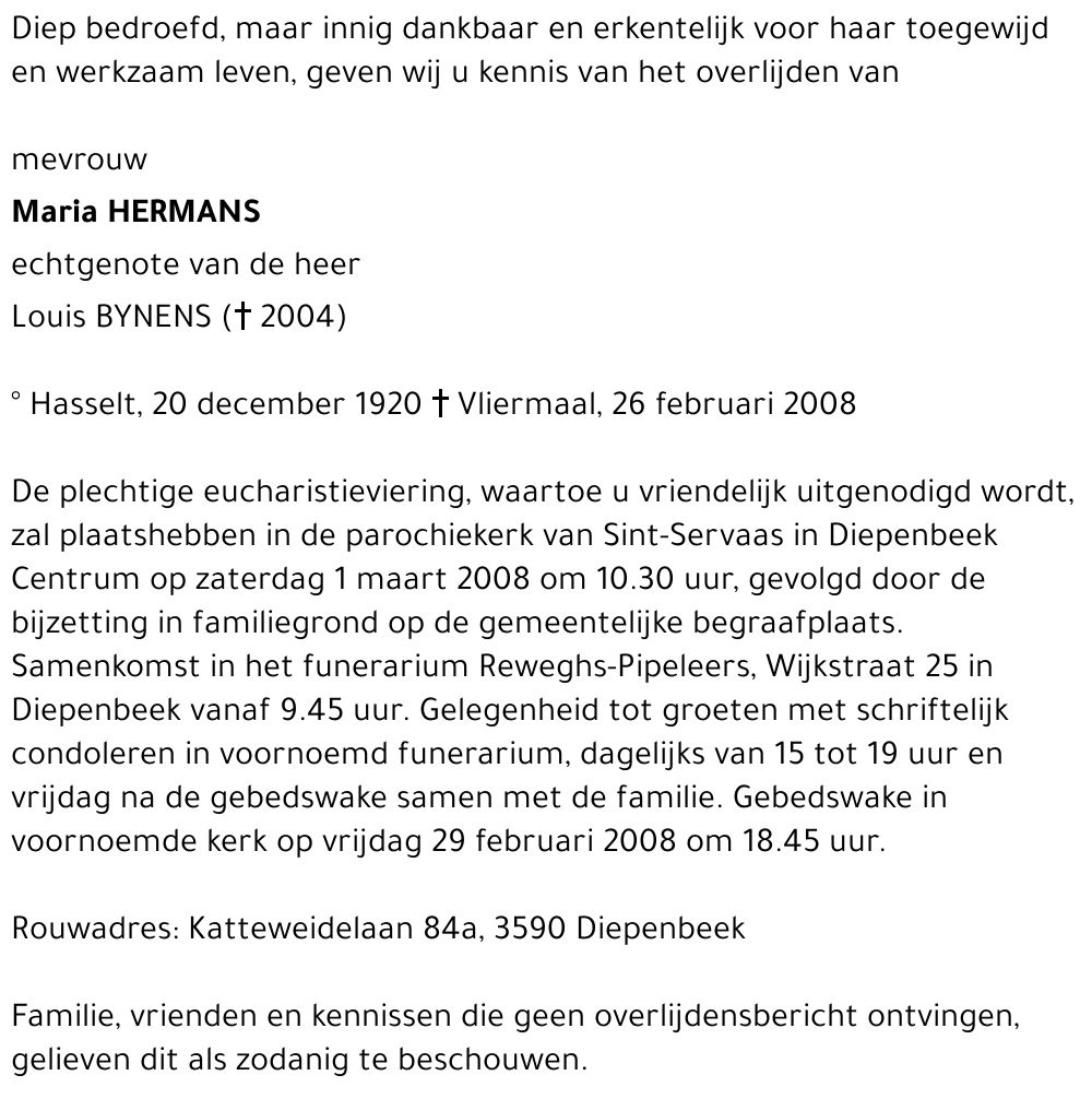 Maria Hermans