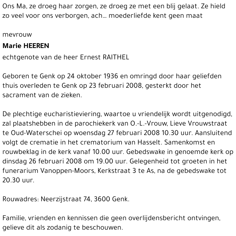 Marie Heeren