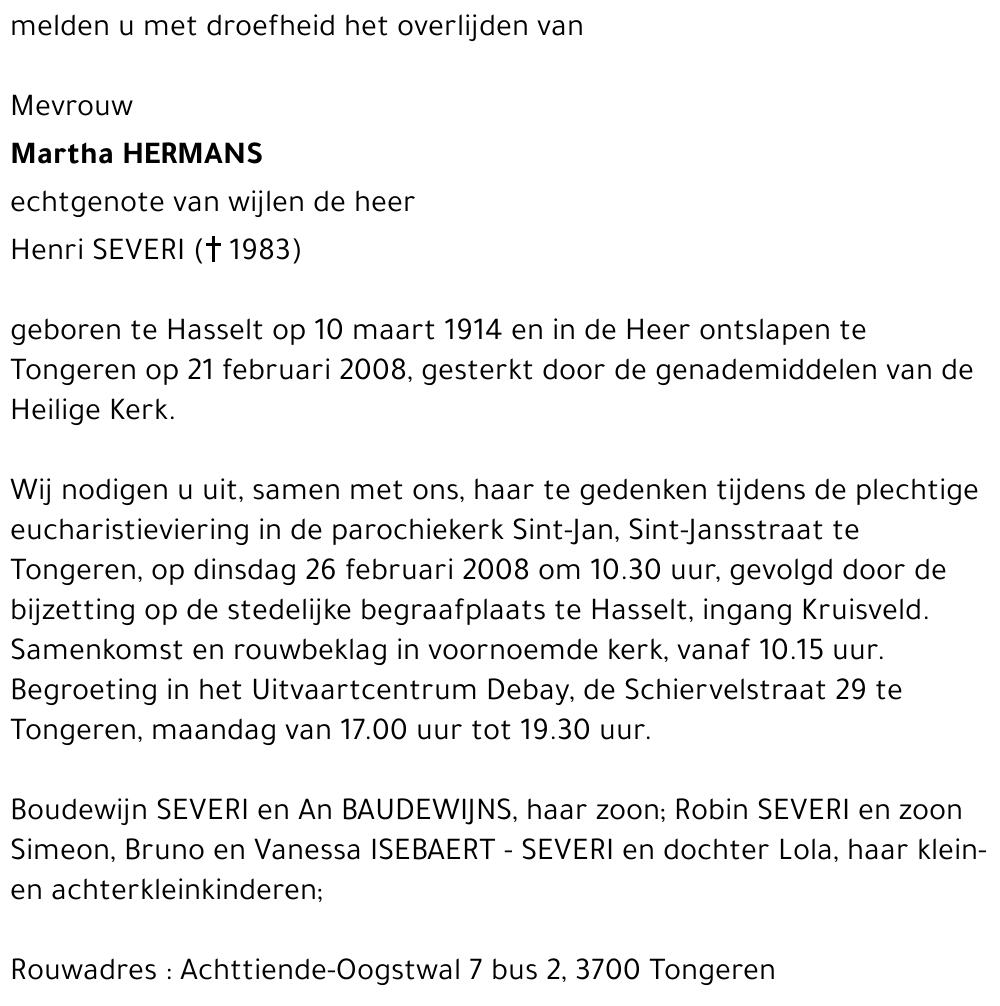 Martha Hermans