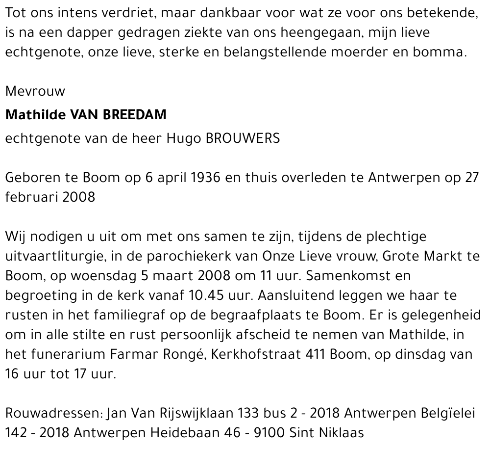 Mathilde Van Breedam