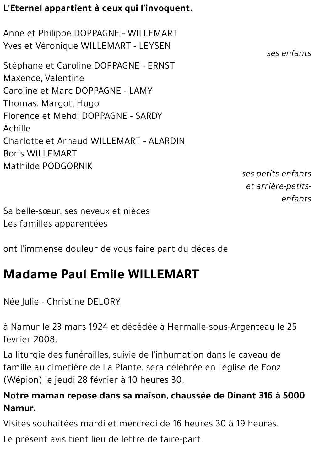 Paul Emile WILLEMART