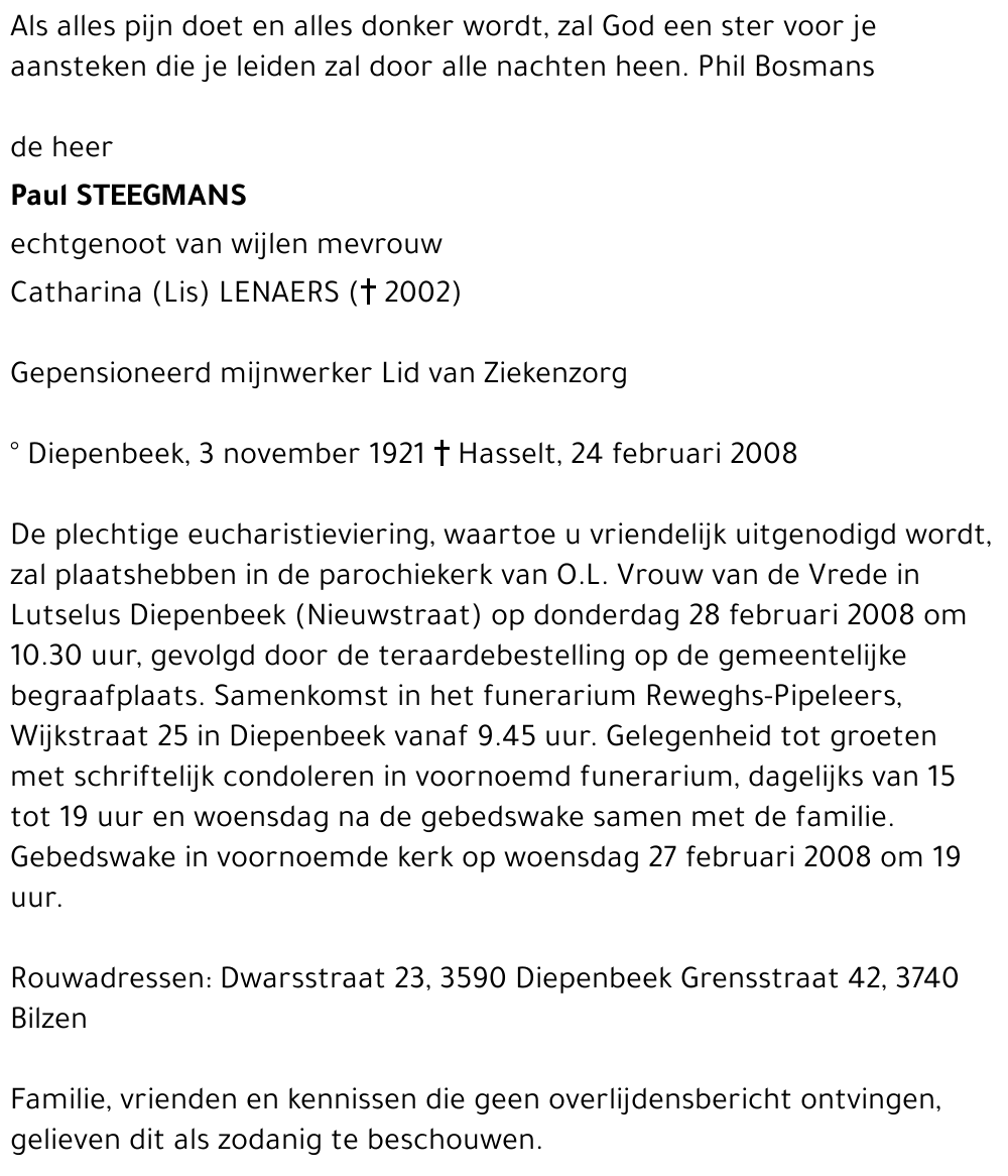 Paul Steegmans