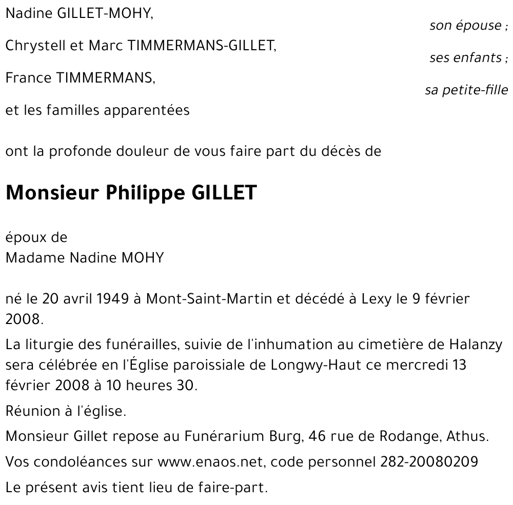 Philippe GILLET