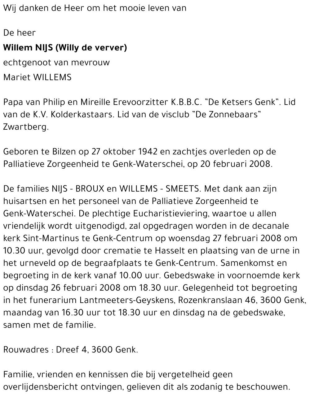 Willem NIJS