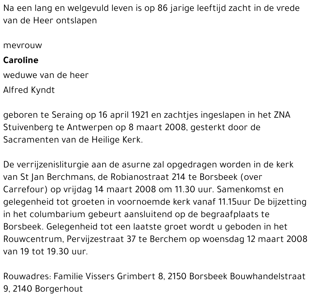 Caroline Hoppenbrouwers