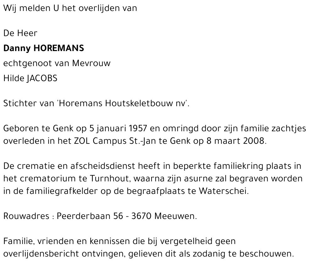 Danny Horemans