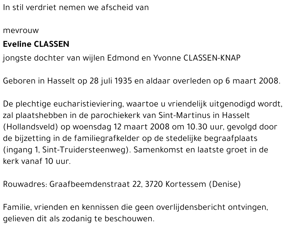 Eveline Classen