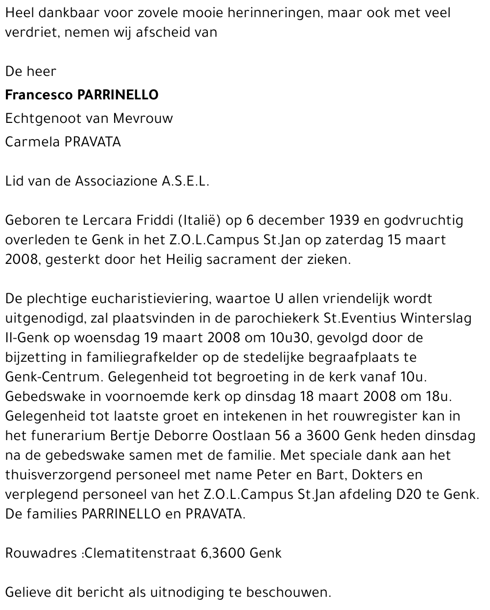 Francesco Parrinello