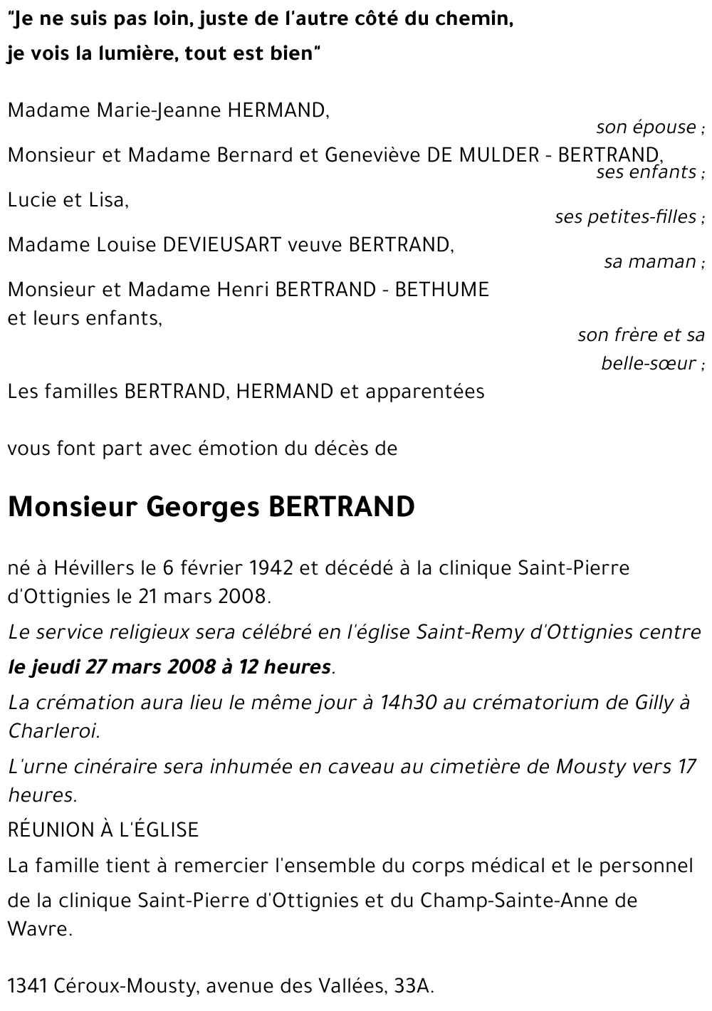 Georges BERTRAND