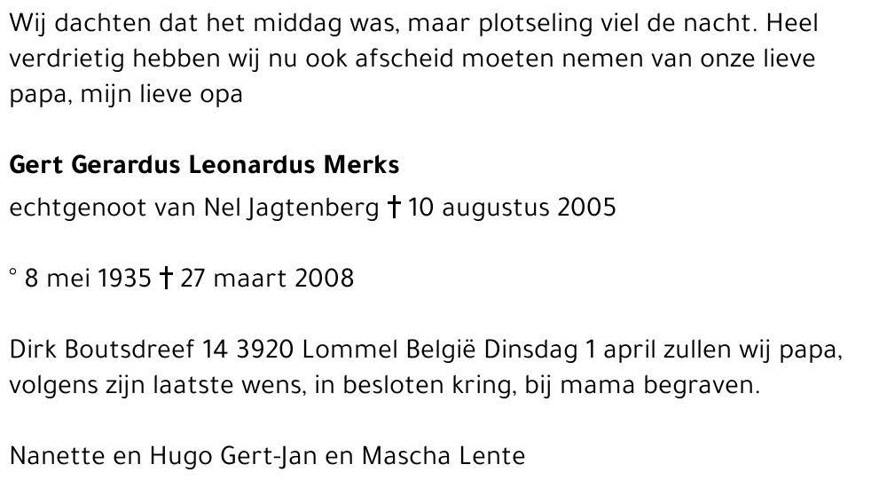 Gert Gerardus Leonardus Merks