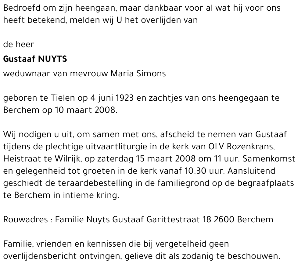 Gustaaf Nuyts
