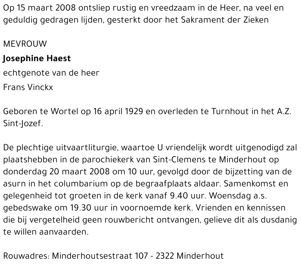 Josephine Haest