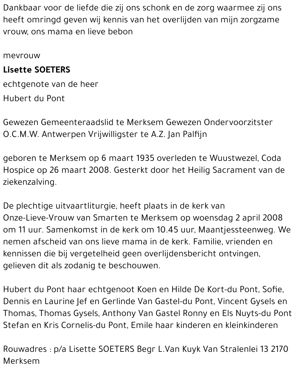 Lisette SOETERS