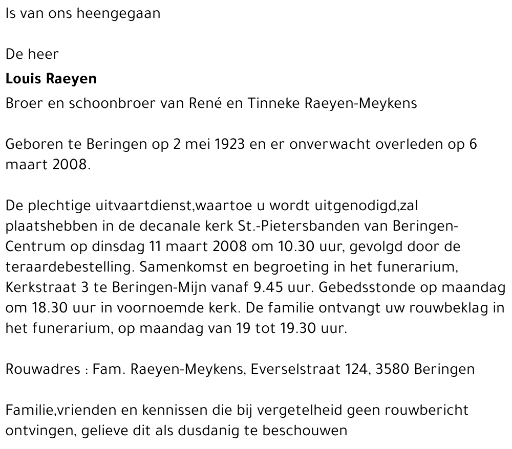 Louis Raeyen