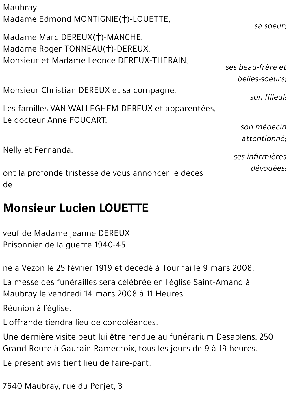 Lucien LOUETTE