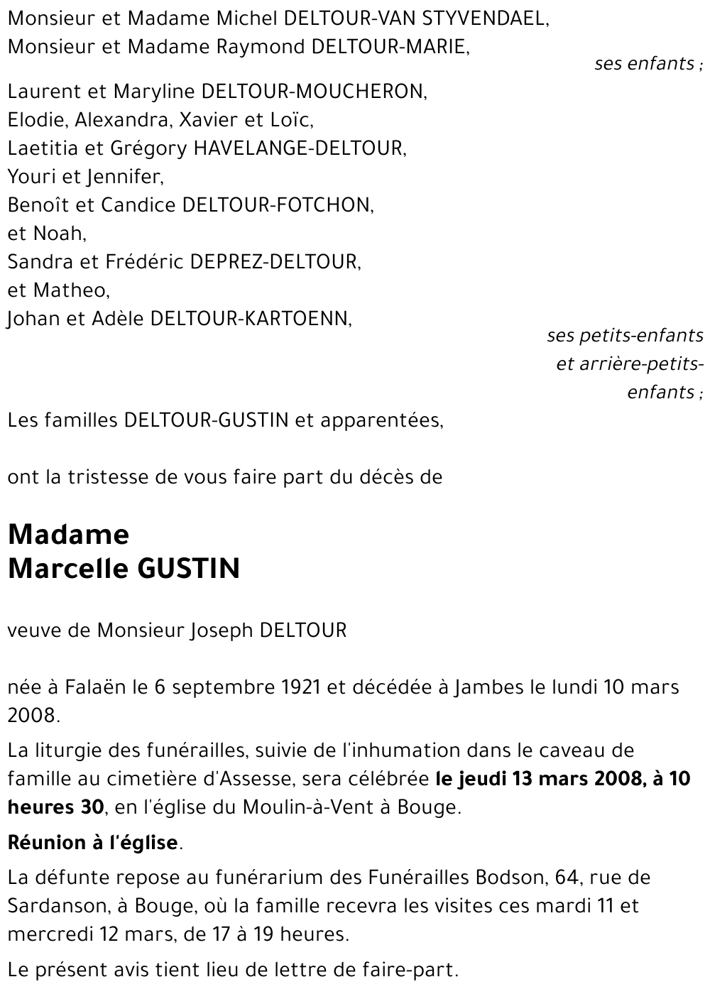 Marcelle GUSTIN