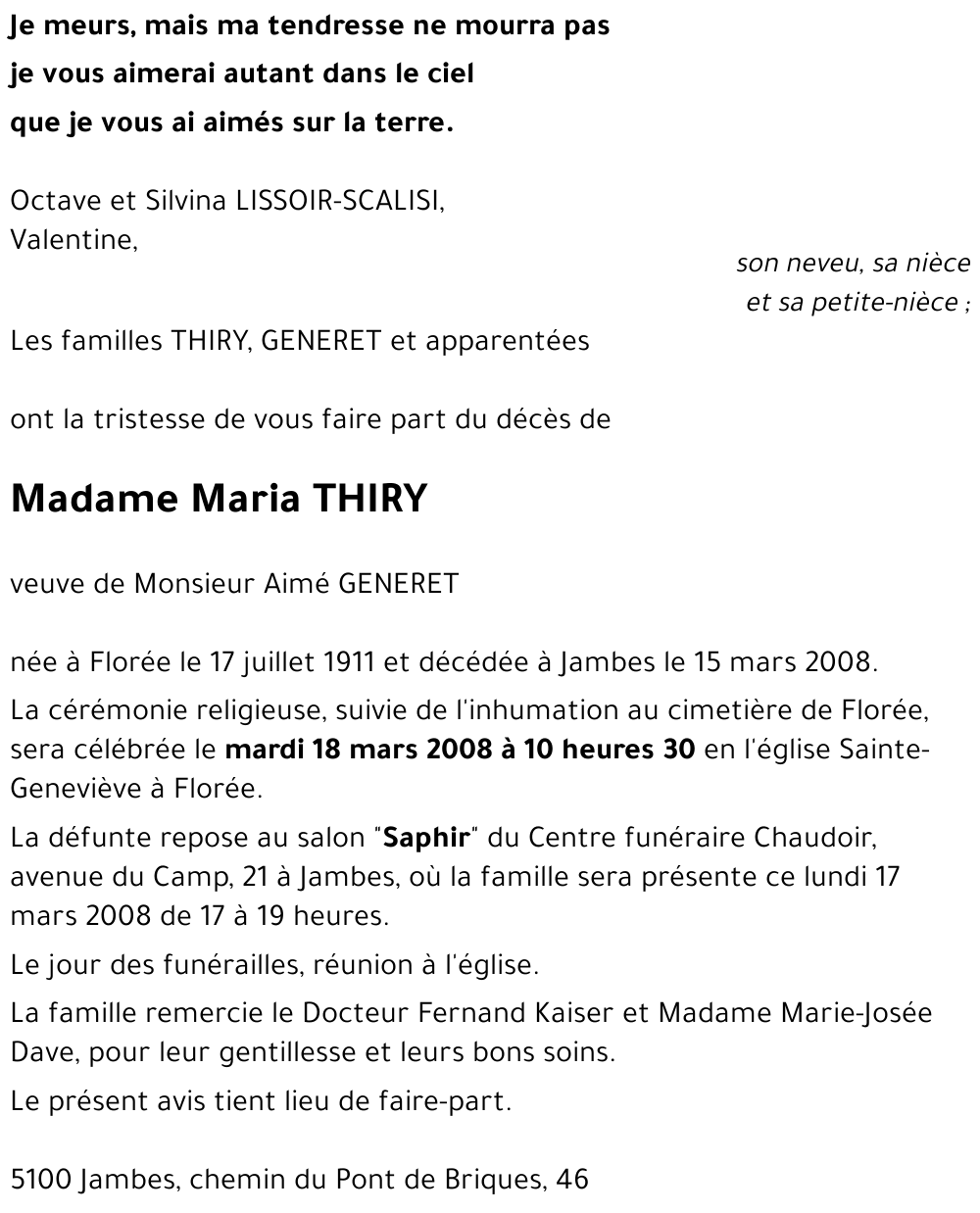 Maria THIRY