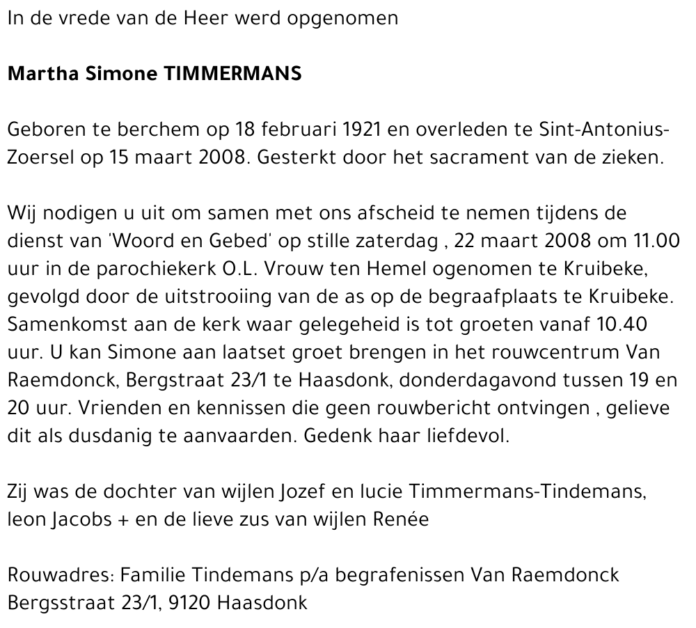 Martha Simone Timmermans
