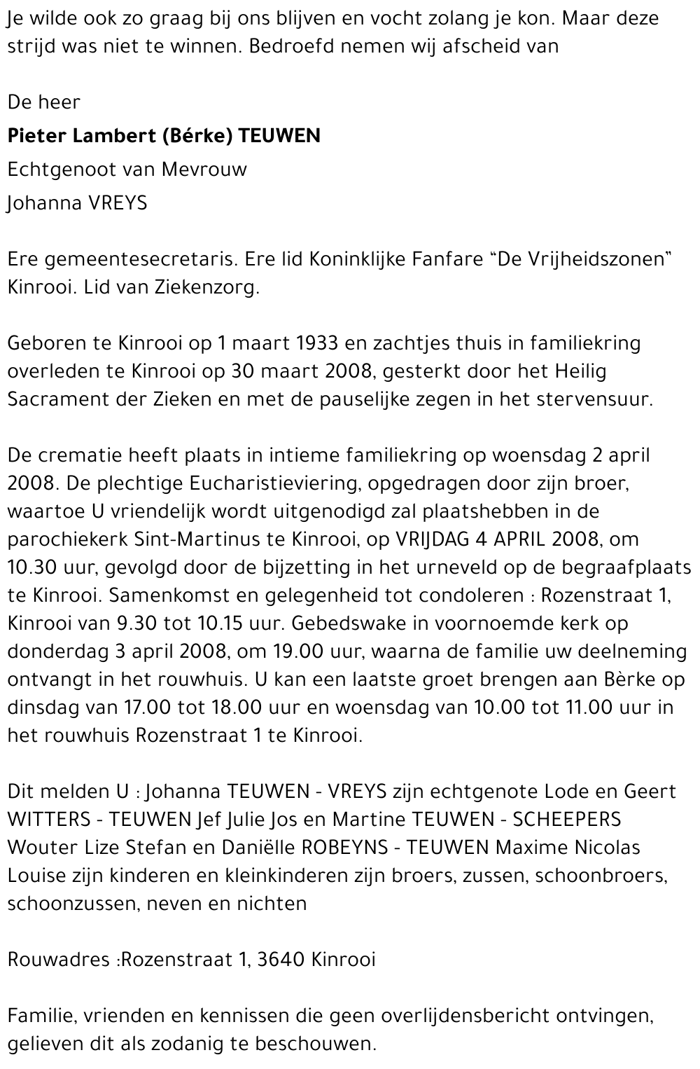 Pieter Lanbert Teuwen