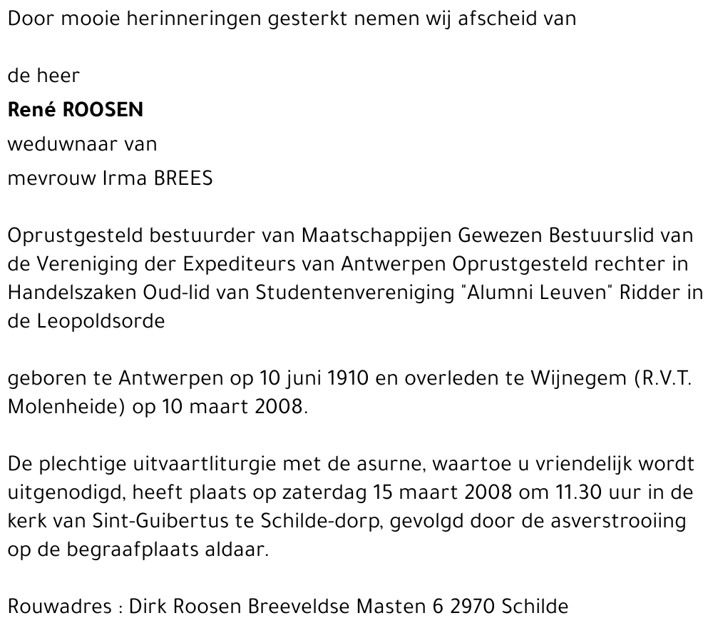 René Roosen