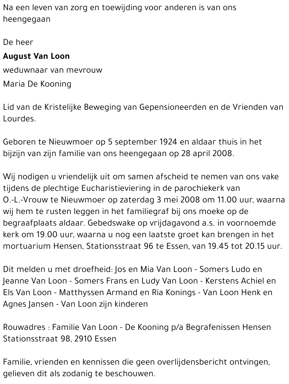 Agust Van Loon