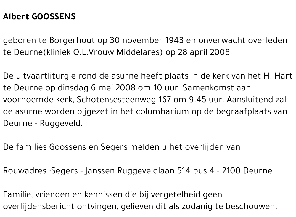 Albert Goossens