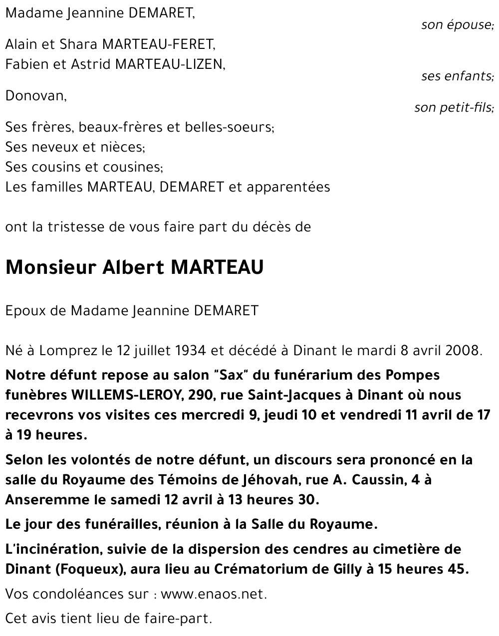 Albert MARTEAU