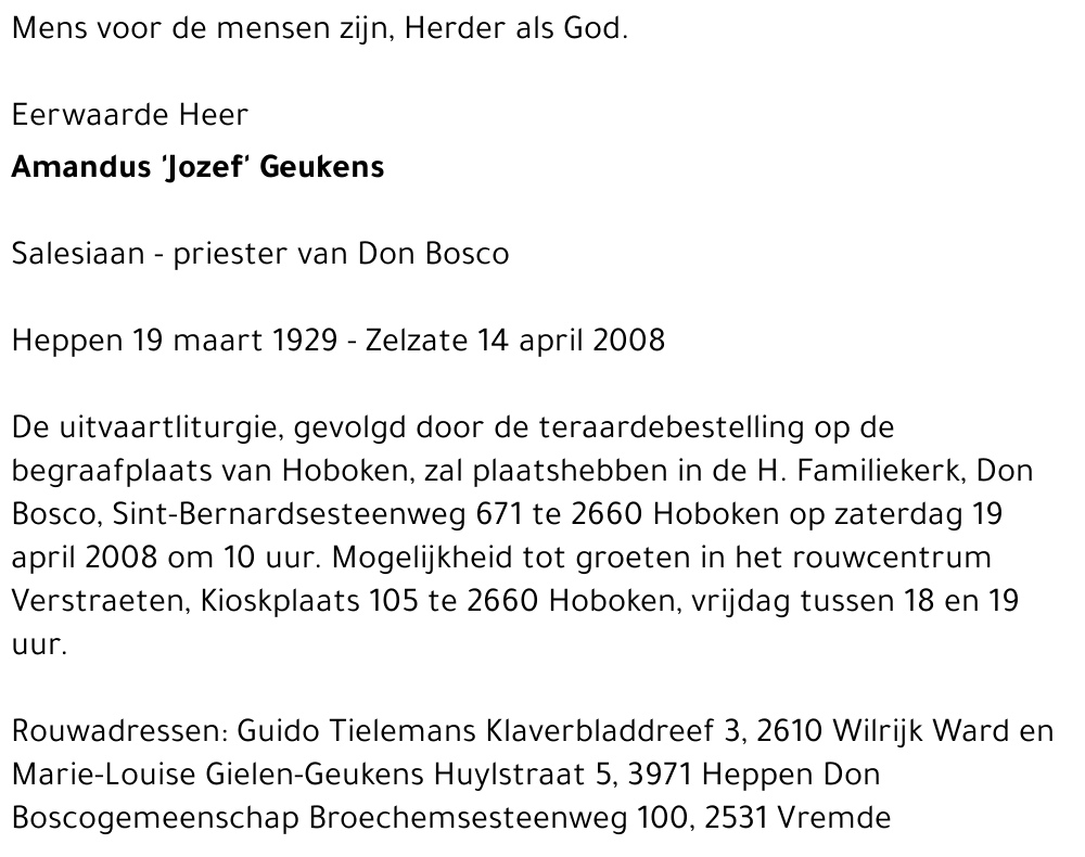 Amandus Jozef Geukens