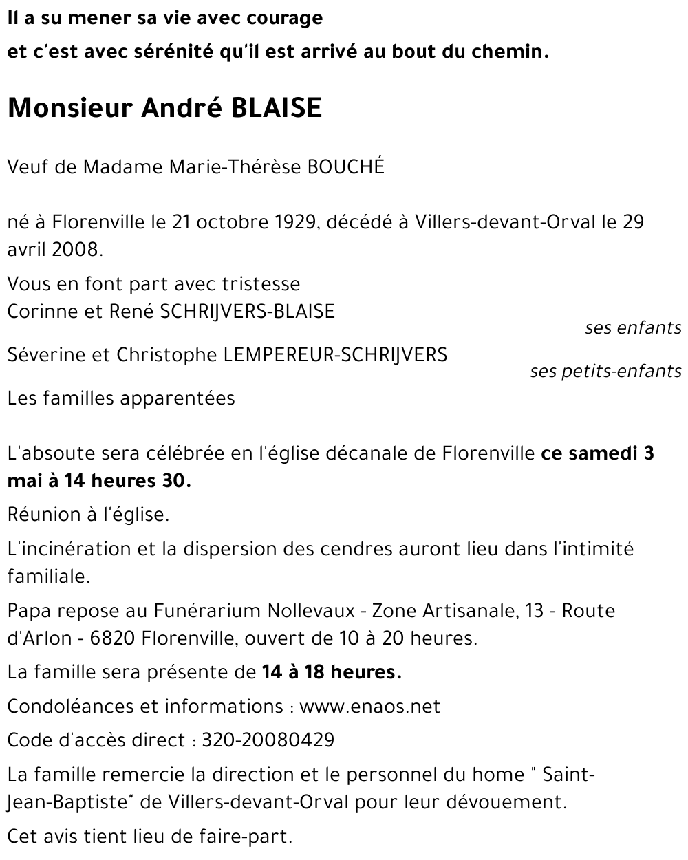 André BLAISE