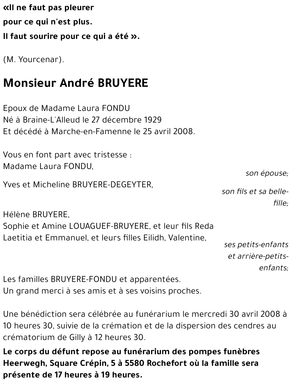 André BRUYERE