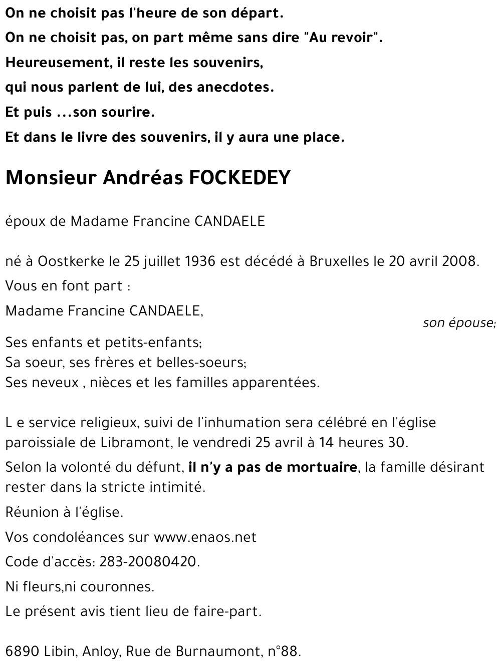 Andréas FOCKEDEY