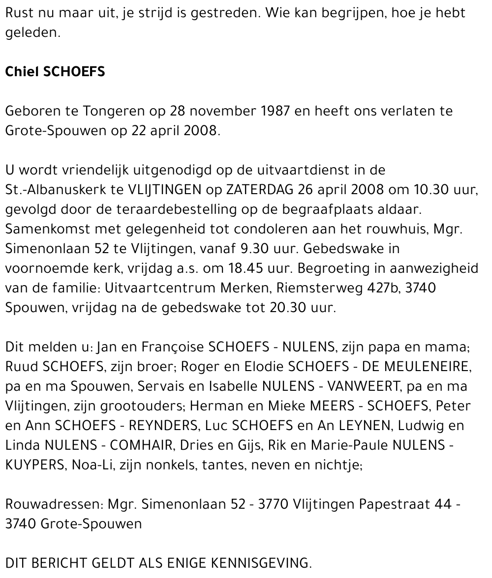 Chiel Schoefs