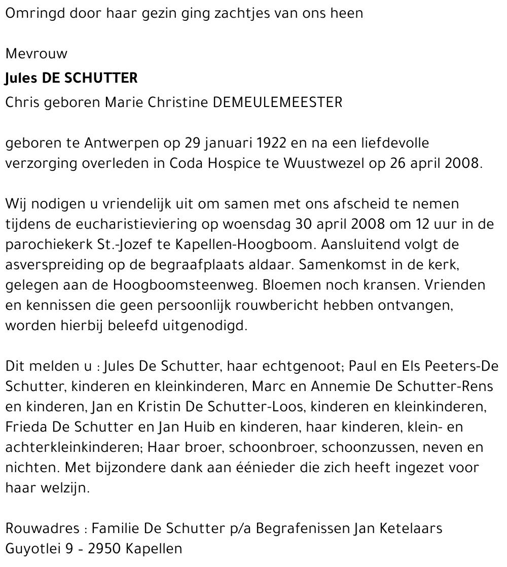 Chris Demeulemeester