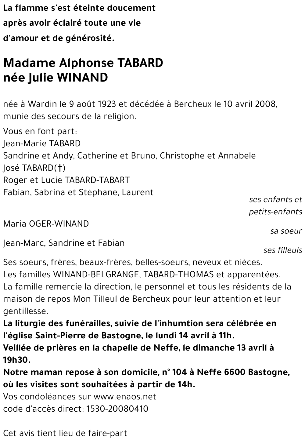 Julie WINAND