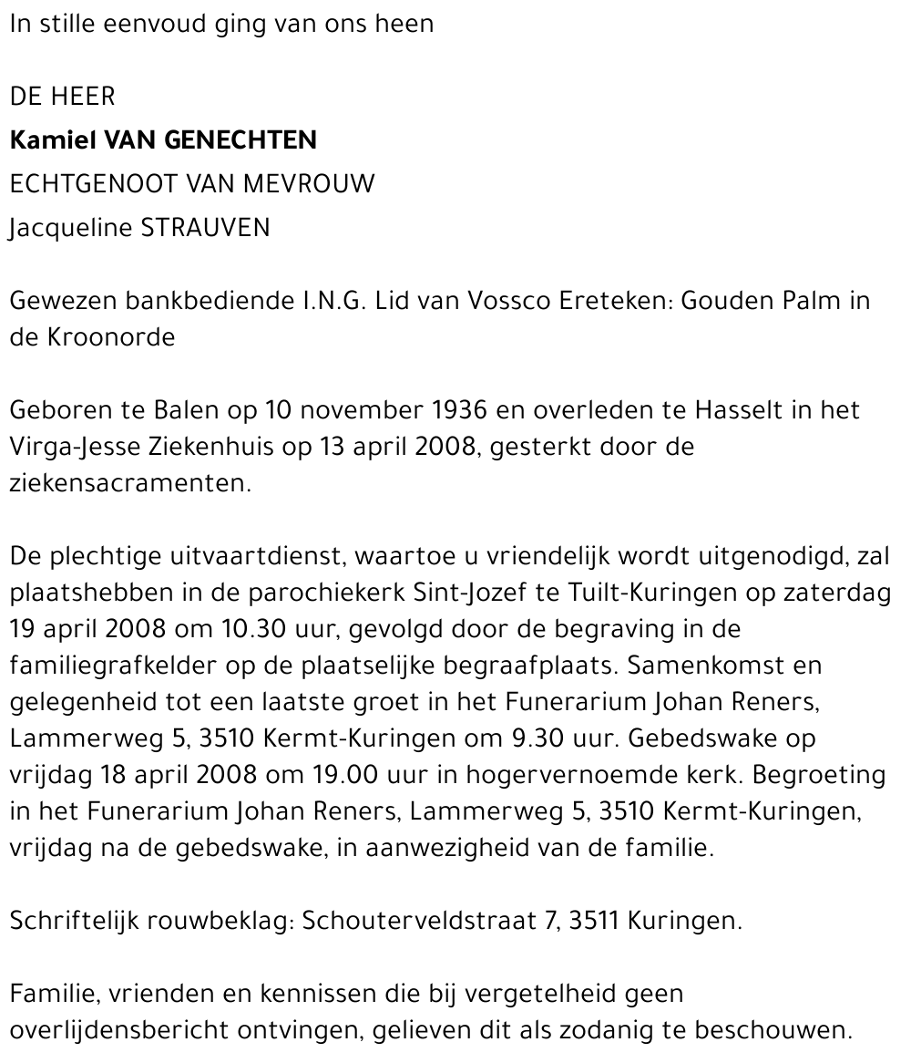 Kamiel Van Genechten