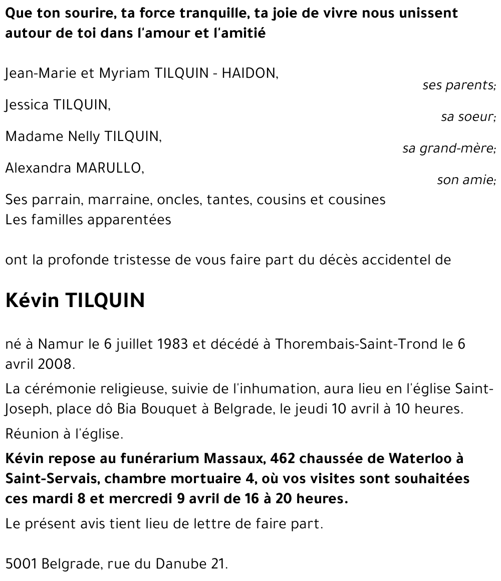 Kévin TILQUIN
