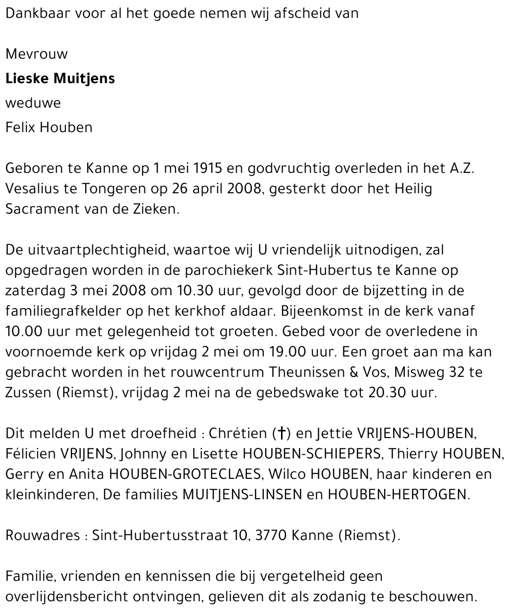 Lieske Muitjens